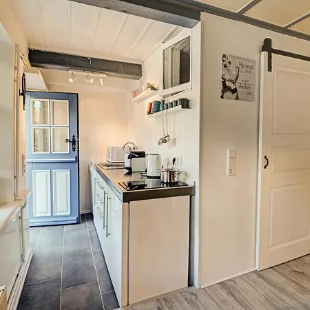 公寓 Fewo1846 - Unsere Blume - Charmante 2-zimmer-wohnung Mit Terrasse 弗伦斯堡